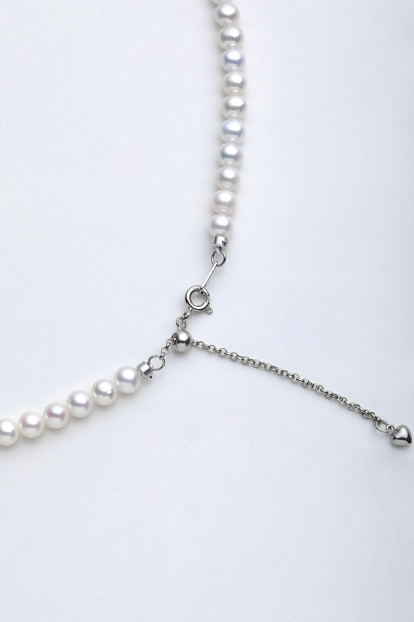 [Pre-Order] Mix Baby Aurora Freshwater Pearl Necklace with Silver Clasp 4-5MM